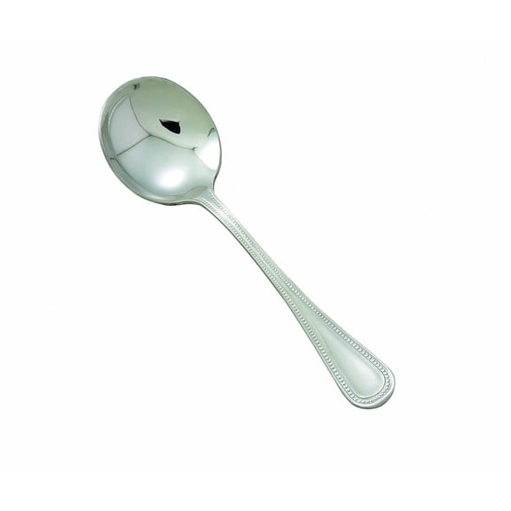 Winco Deluxe Pearl 12-Piece Bouillon Spoon