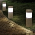 thumbnail image 1 of Qonix Solar-Powered LED Garden Light - Outdoor Waterproof Sand Blast Lamp, Light-Operated, Pathway Illumination, Yard Decor, Landscape Accent, 1 of 7