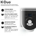 thumbnail image 4 of Keurig K-Duo Single Serve K-Cup Pod And Carafe Coffee Maker, With Programmable Features And Strong Brew Function, Black, 4 of 10