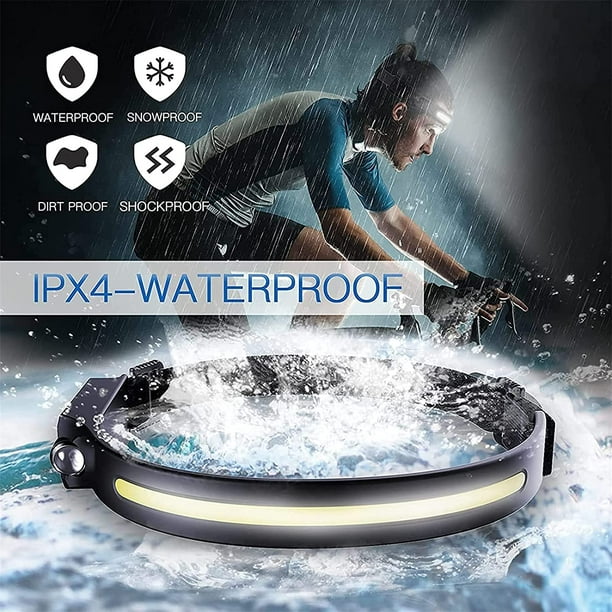 Lampe Frontale Sport, Waterproof IPX4 - Bandeau LED - Français