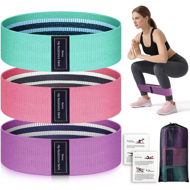 12pcs Juego de Bandas de Resistencia para Hombres y Mujeres, Bandas de Bucle de Ejercicio con Anclaje de Puerta, póster de Entrenamiento y Bolsa para Entrenamiento, Gimnasio en casa, Yoga, Bandas,B1