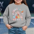 thumbnail image 2 of Godom Girls Cute Graphic Crewneck Sweatshirt Long Sleeve Drop Shoulder Pullover Tops, 2 of 4