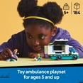 thumbnail image 4 of LEGO City Emergency Ambulance Toy - Building Sensory Toy for Kids, Boys and Girls, Ages 5+ - Educational, Learning Gift Idea for Birthdays and Holidays - Skateboarder and Driver Minifigures - 60451, 4 of 9