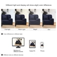 thumbnail image 6 of PiccoCasa Stretch Spandex Sofa Slipcover with Cushion Cover, Small Dark Blue, 6 of 7