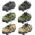 thumbnail image 2 of TBS Assault Team Military Hummer Jeep Armored Vehicle Building Block Model Army Mini Soldier Transport Chariot Toys Kit Gift, 2 of 9