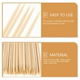 thumbnail image 6 of Disposable Bamboo Skewers for Crafts Grill Kabob Bbq Meat Fruits Kababs Steak Sticks Candied Haws Food 200 Pcs, 6 of 6