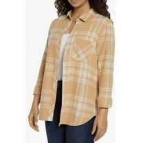 Gap Women's Relaxed Fit Flannel Shirt Jodie Plaid X-Small