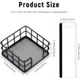 thumbnail image 2 of Shiyou-porte-Notes Adhésif pour Bureau, 1 PCS Porte-Notes Adhésif Noir avec 2 Pcs Tableau Mémo pour Moniteur d'Ordinateur pour Bureau, Distributeur de Notes Adhésif pour Bureau Accessoires de Bureau Message Dortoir, 2 of 4