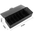 thumbnail image 3 of Suncoda Organization and Storage Clear Electronics Organizer Box,7 Compartment Storage Boxes,Electronic Accessories Case for Desk Drawer,Data Cable Storage Box for Home, Office (with Cover), 3 of 7