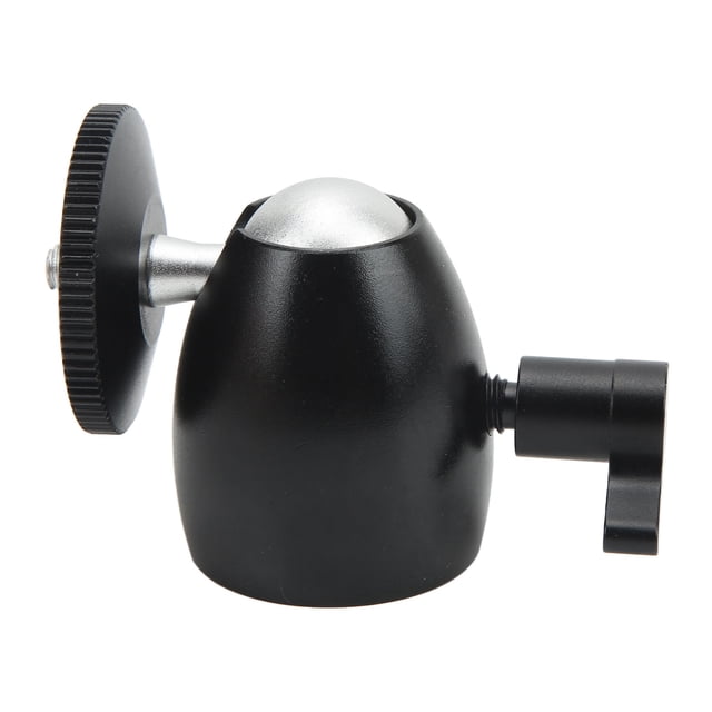 Ball Head, Slip Resistant 360 Degree Rotation Maximum Load 4.4lb Accurate Shooting Locking Knob Ball Head Mount for Mobile Phone for Action Camera