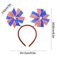thumbnail image 3 of Decoraciones para el Día de los Caídos, decoraciones para el 4 de julio, diadema, accesorios para el cabello del Día de la Independencia, suministros para el cabello para fiestas patrióticas, lazo, de, 3 of 6