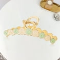 thumbnail image 4 of Clips de aleación para el cabello, pasadores acrílicos de francés, accesorios para para el cabello de cristal, pasadores para mujeres y - beige Verde beige Yinane Garra de pelo para mujer, 4 of 7