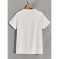 thumbnail image 2 of 1 pc, 100% cotton T-shirt, Men's Letter Print T-shirt, Round Neck Tee Casual Clothing, Spring And Summer, 2 of 5