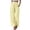 Yellow, variant on Women's Spring Satin Straight Leg Pants Loose Casual Comfort Fit