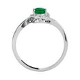 thumbnail image 3 of AoneJewelry 1.00 Carat Gemstone Diamond Ring In 10K Solid Rose, White & Yellow Gold, 3 of 4