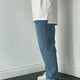 thumbnail image 4 of Pantalones largos para hombre, casuales, de mezclilla, de algodón, rectos, rotos, con agujeros, pantalones largos, pantalones para hombre, 4 of 8