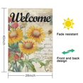 thumbnail image 5 of Spring Summer Sunflower Garden Flag 28x40 Inch Double Side for Outdoor Courtyard Garden Decor Flowers Welcome Holiday Flag for Outside Decoration, 5 of 6
