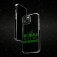 thumbnail image 6 of DistinctInk Clear Case for Apple iPhone 14 PRO (6.1" Screen) - I Cure Animals What's Your Superpower, 6 of 9