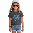 thumbnail image 2 of Xyant Kids Christmas Shirts Boys Girls Print Short Sleeve Xmas Graphic T Shirts Toddler Holiday Casual Family Party Tee Tops, 2 of 6