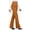 01#Ginger, variant on Women High Waist Bootcut Yoga Pants Wide Waistband Side Pockets Stretch Casual Dress Slacks Solid Work Trousers Brown 2XL