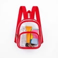 thumbnail image 6 of MMJ Backpack Clear Mini Transparent PVC Small Casual Daypack for Stadium Concert Travel 8.98x7.48x2.76in, 6 of 7