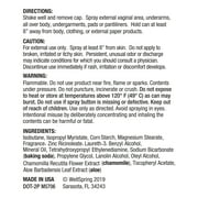 FDS Intimate + Body Dry Feminine Deodorant Spray, White Blossom, 2 oz
