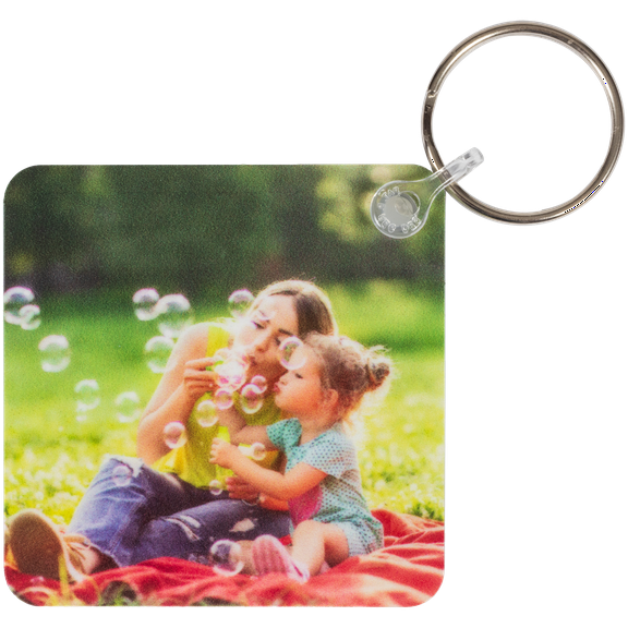 Double-Sided Square Key Chain