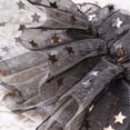 thumbnail image 4 of Yanlir Robe en Maille Pailletée Étoile pour Fille Manches Courtes Col Rond Robe de Soirée avec Manches Volantes, Vêtements d'Été à la Mode pour Enfants, Tenue de Vacances Style Princesse Scintillante (Noir, 7-8 Ans), 4 of 9