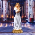 thumbnail image 3 of Statue Vierge Ornement Cadeau Résine Artisanat Ornement de Bureau, 3 of 3