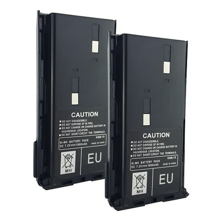 2PACK - 1800mAh KNB-15A Battery(s) for KENWOOD TK260G TK360G TK272G TK372G TK2100 TK3100