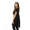 thumbnail image 2 of Riviera Sun Lace-Up Casual Tunic Top with Embroidery, 2 of 3