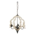 thumbnail image 2 of A&B Home Swithun 4-Light Chandelier-Color:Antique White,Style:Classic Vintage, 2 of 2