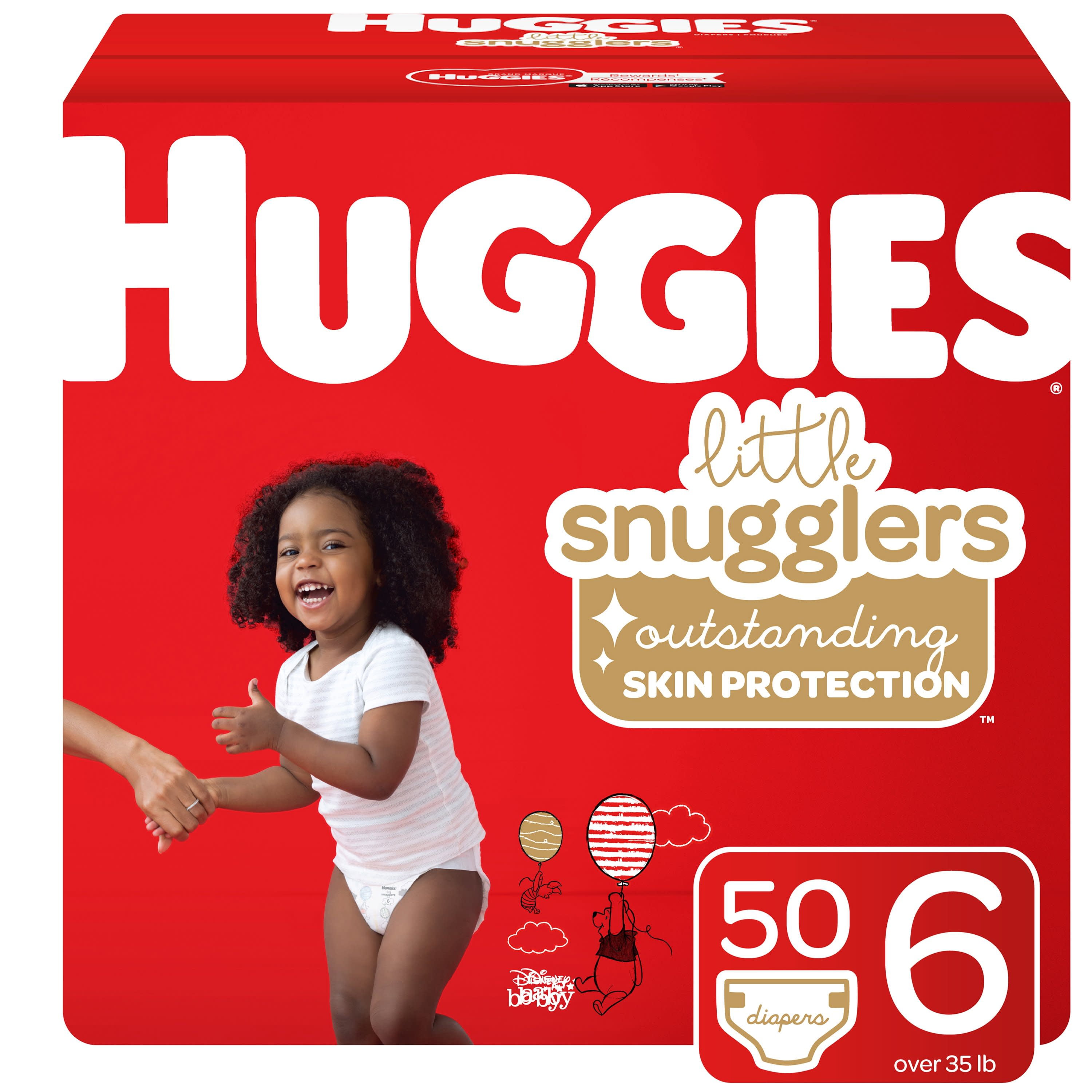 huggies little snugglers baby diapers size 6