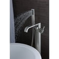 thumbnail image 3 of Anzzi 41 x 12.2 x 6.7 in. Angel 2-Handle Claw Foot Tub Faucet with Hand Shower - Brushed Nickel, 3 of 6