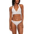 thumbnail image 2 of bar III Women's White Stretch Lined Full Coverage Bikini Swimsuit Bottom L, 2 of 2