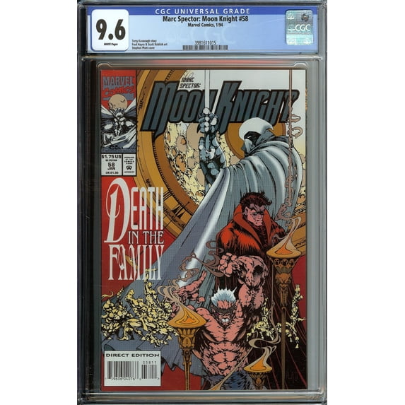 Marc Spector: Moon Knight #58 - CGC 9.6 Comic Book