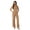 Camel, variant on Women's bebe V-Neck Sleeveless Jumpsuit Color: Camel Size: X SMALL