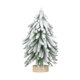 thumbnail image 2 of Mini árbol de Navidad de pino blanco con base de madera de 19-29 cm | Decoración navideña de mesa | Pequeño árbol de Navidad artificial para escritorio, repisa, centro de mesa, decoración de, 2 of 6