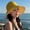 Yellow-as shows, variant on CxhicLuv Kids' Sun Hat, Bow Bucket Design, UV Protection & Adjustable Cord – Ideal for Biking, Outdoor Play, 22.0-23.6 Inch Head Circumference, Perfect for Children, Summer Sun Cap, Black