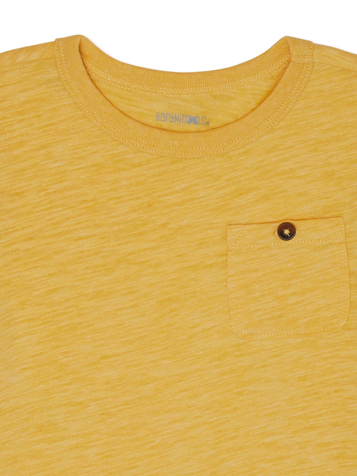 Garanimals Toddler Boys Pocket Tee with Short Sleeves, Sizes 18M-5T