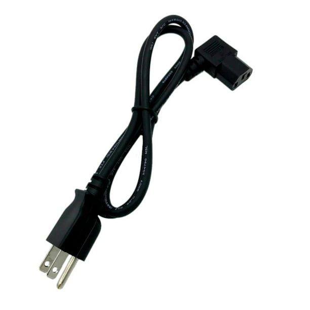 Kentek 3 Feet Right 90 Degree Computer Power Supply AC Cord Cable Wire
