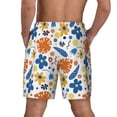 thumbnail image 4 of Daiia Flower Mens Swim Trunks Swim Shorts Quick Dry Swim Shorts with Mesh Lining Pockets-X-Large, 4 of 9
