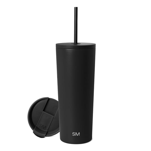 Vaso aislante Simple Modern Classic de 710 ml, color negro medianoche
