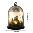 thumbnail image 4 of Halloween Lanterns with Hook, Vintage LED Candle Decorative Hanging Witch Pumpkin Castle Halloween Decorations for Home Indoor Outdoor, 4 of 4