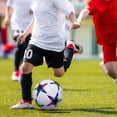 thumbnail image 2 of Balón de fútbol QMCZLA blanco Entrenamiento Juvenil tamaño 5 con Red de Pasador para niños y adultos, 2 of 7