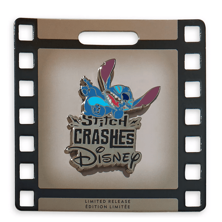 新品未使用 Stitch Crashes スティッチ ピンバッジ & ホルダー 新品未使用 Stitch Crashes スティッチ ピンバッジ & ホルダー