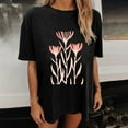 thumbnail image 4 of Womens Summer Tops Trendy Tshirts Shirts Graphic Funny Plus Size Shirts for Women, 4 of 7