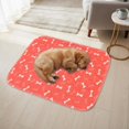 thumbnail image 4 of S SERENABLE Tapis de Pipi Lavable pour Chien Absorbant Léger Fournitures pour Animaux Tapis pour Chien Rouge, 4 of 9