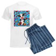 thumbnail image 6 of CafePress - Adorable Cow Has Hearts Pajamas - Men's Light Loose Fit Cotton Pajama Set, 6 of 7