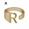 thumbnail image 1 of CUITING Fashion Adjustable Initial Alphabet Letter A-Z Ring Finger Rings Women Jewellery-Silver C, 1 of 9